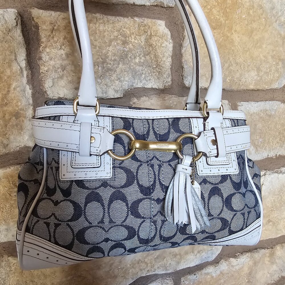 Vintage Coach Denim handbag
